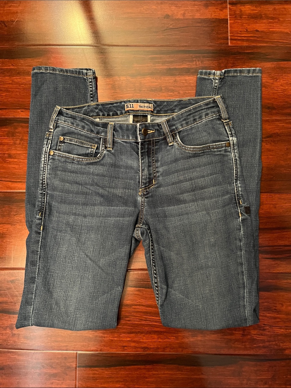 5.11 Tactical Skinny Blue Jeans Women's Size 6 Long